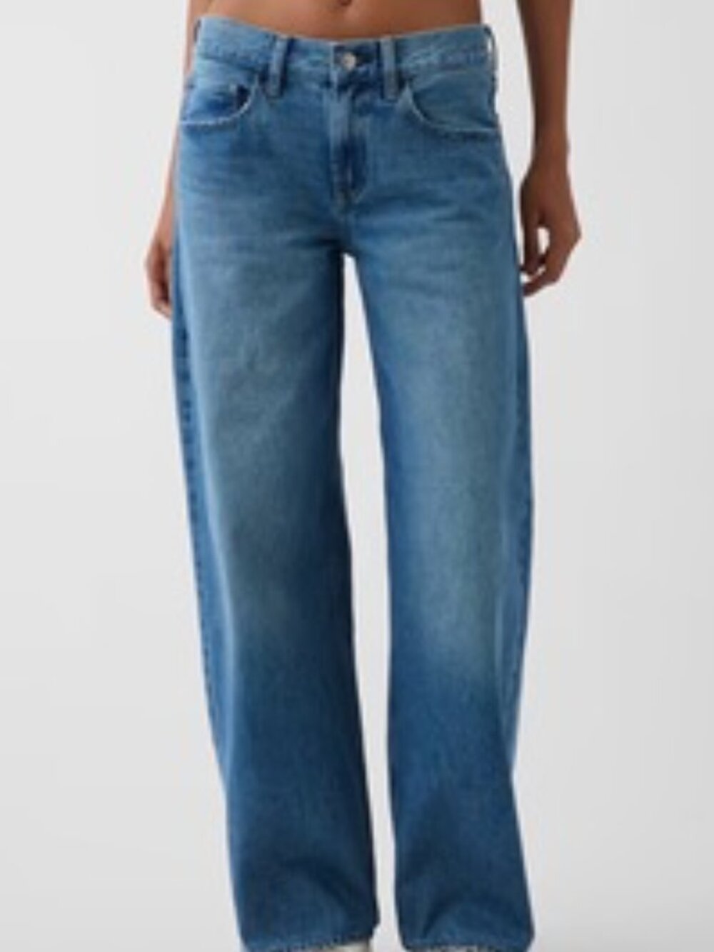 Hailey Bieber Gap Low Loose Jeans Size 26 - Picture 3 of 3